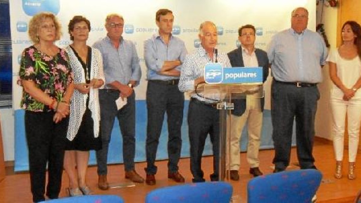 Rueda de prensa del PP.