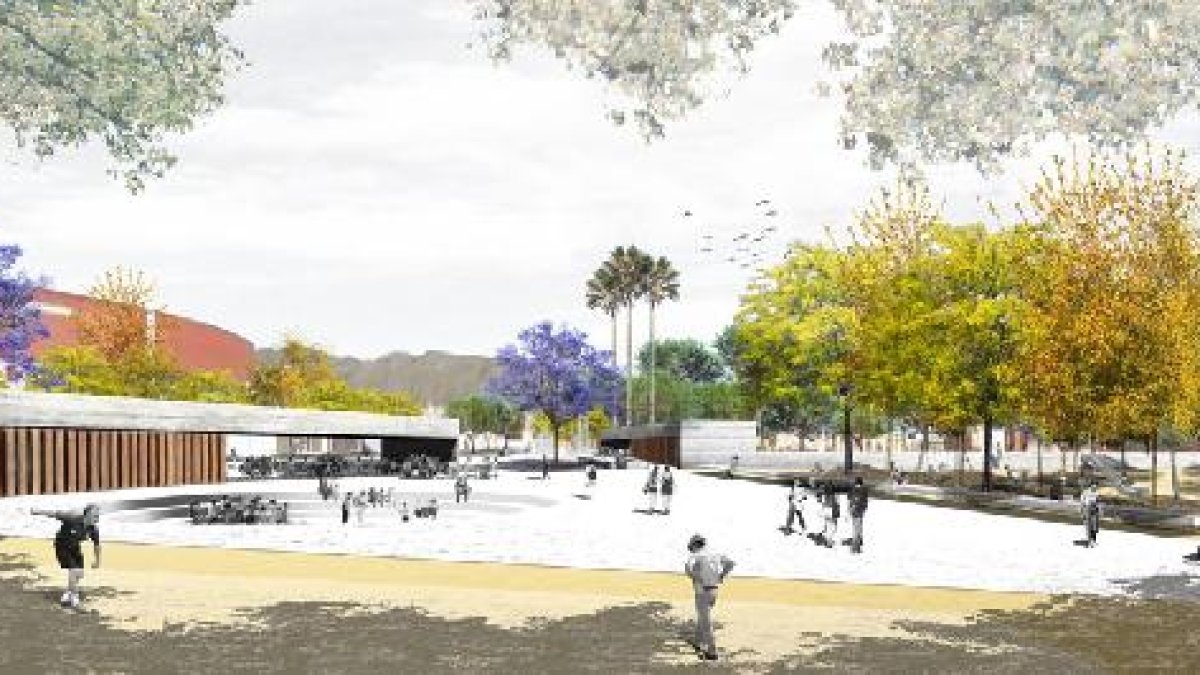 El parque de Los Bajos será una de las obras que comenzarán en septiembre.