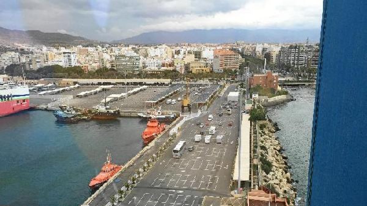 Muelle de Levante sobre el que se realizará la actuación