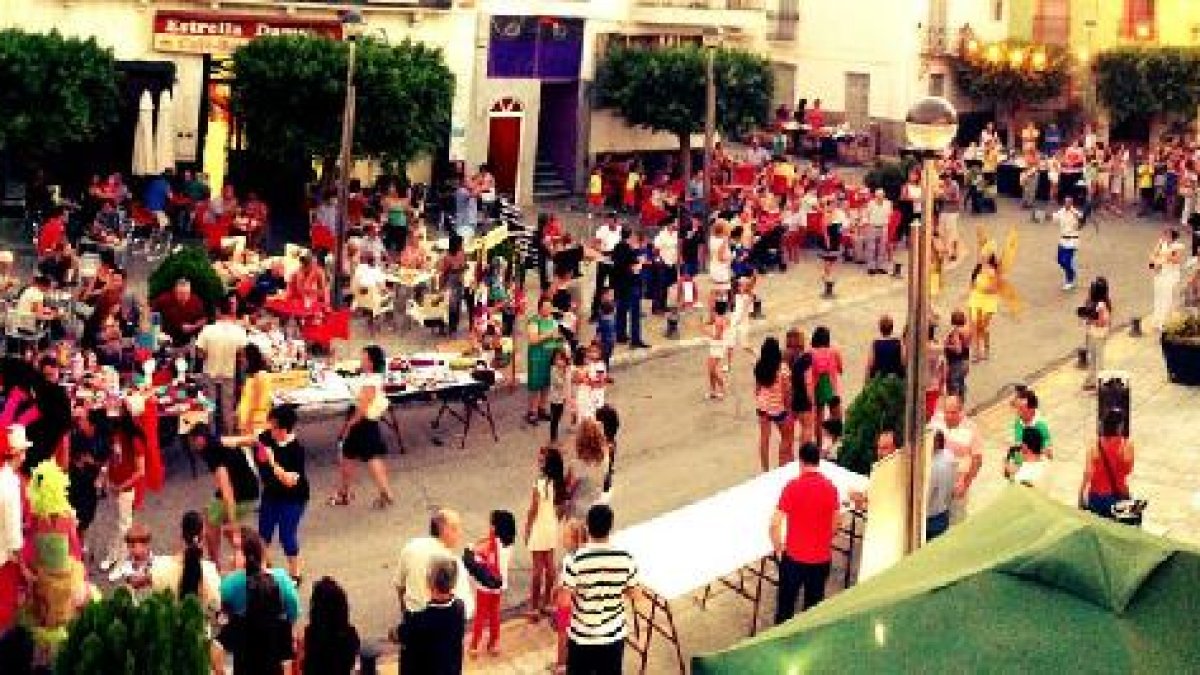 Celebración de la noche cultural en 2014 con la colaboración del Centro Guadalinfo.