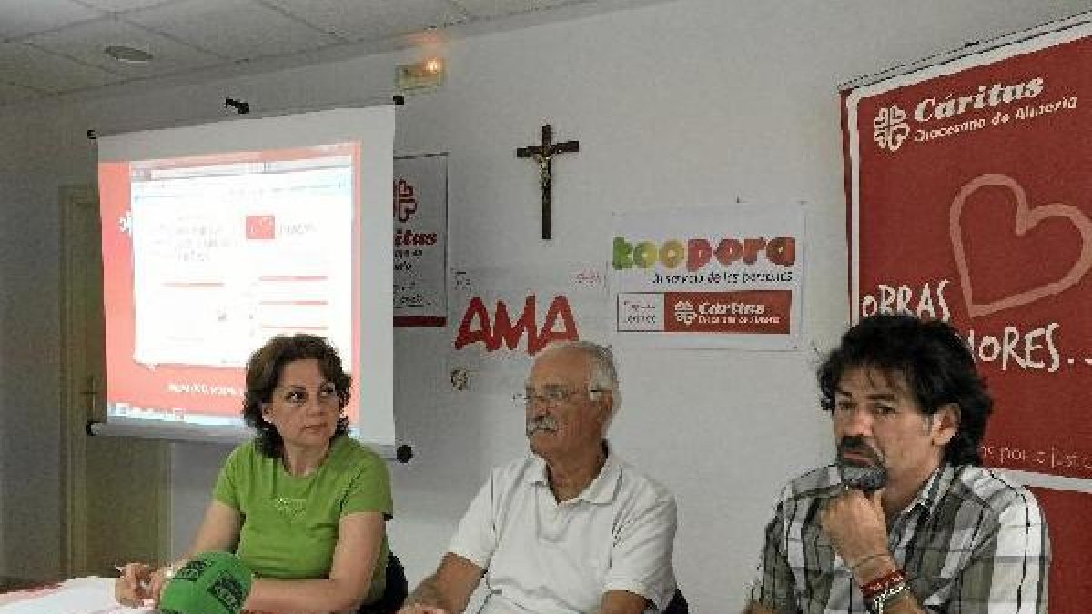 Presentación de la Memoria 2014 de Cáritas