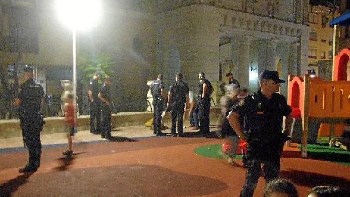 Intervención de la Policía Nacional