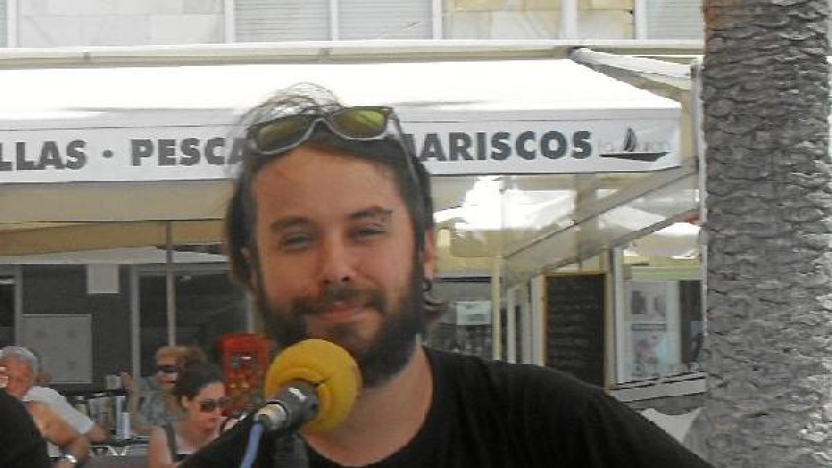 Antonio Alcaraz ‘Chino’, en el set de la SER.