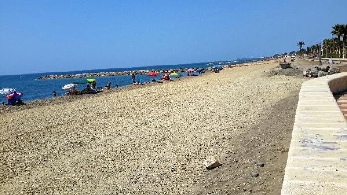 Situación actual de la parte casi regenerada de Costacabana