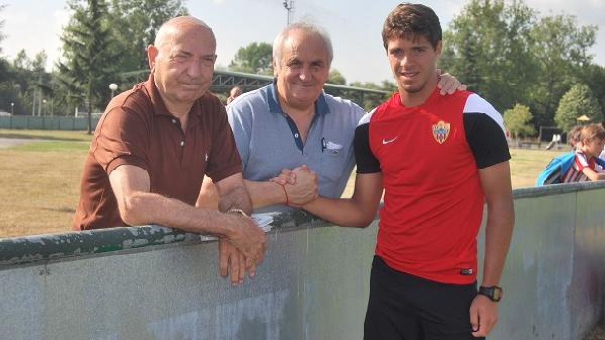 Luis Guillén, Alfonso García y Antonio Marín.