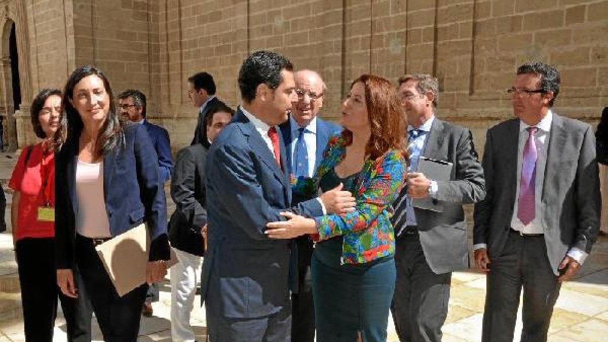 Moreno y Crespo en una imagen de archivo.