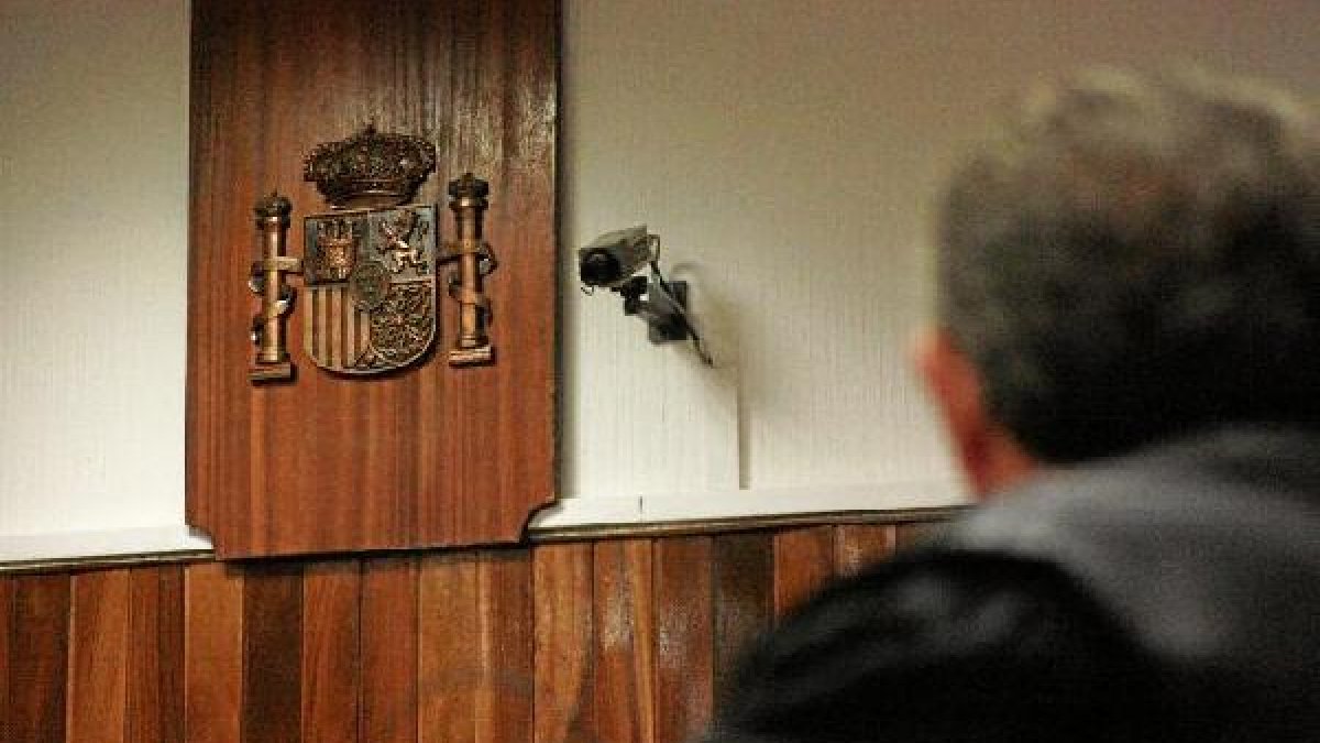 Sala de vistas de la Audiencia Provincial.