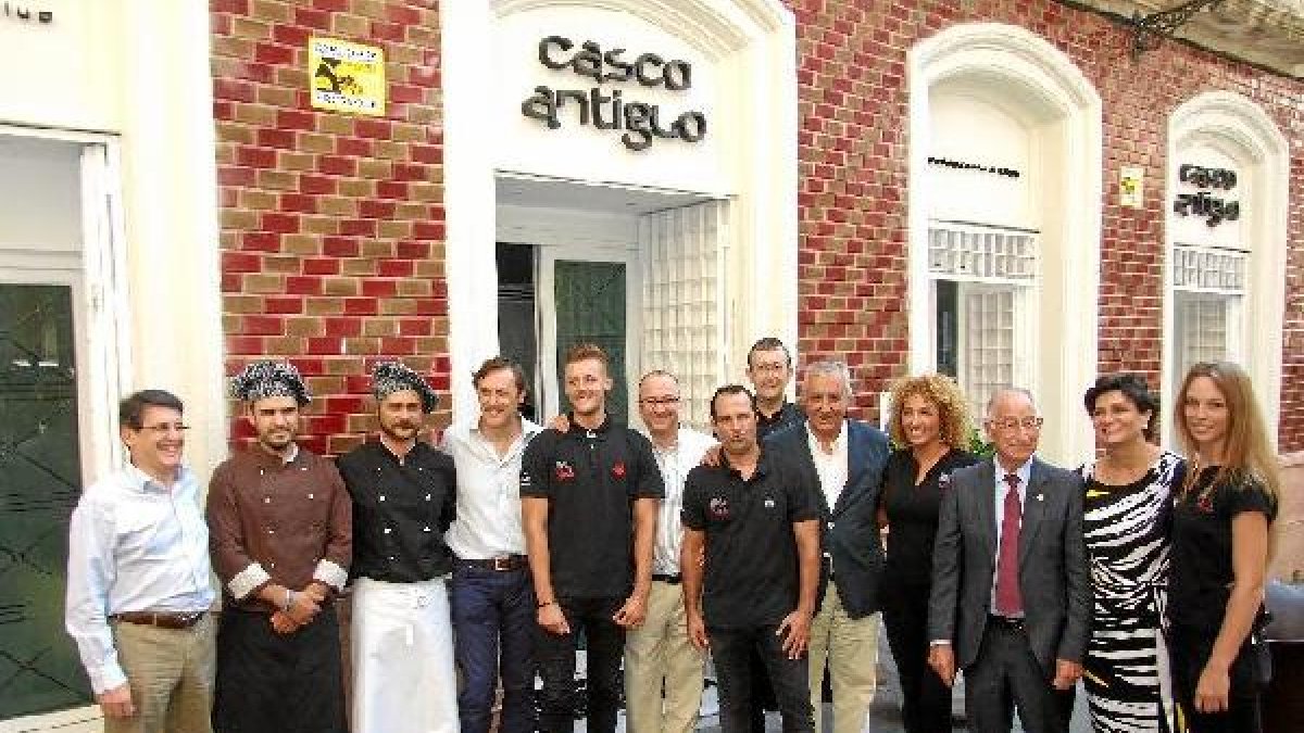 Dirigentes del PP, en un acto ayer en la capital.