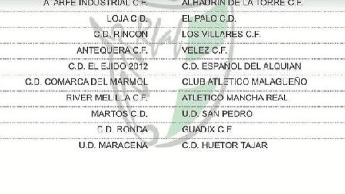 Primera jornada completa en el Grupo IX.