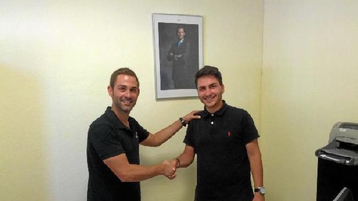 Concejal Deportes Níjar, Sergio Vicente Soto, y Sergio Domínguez.