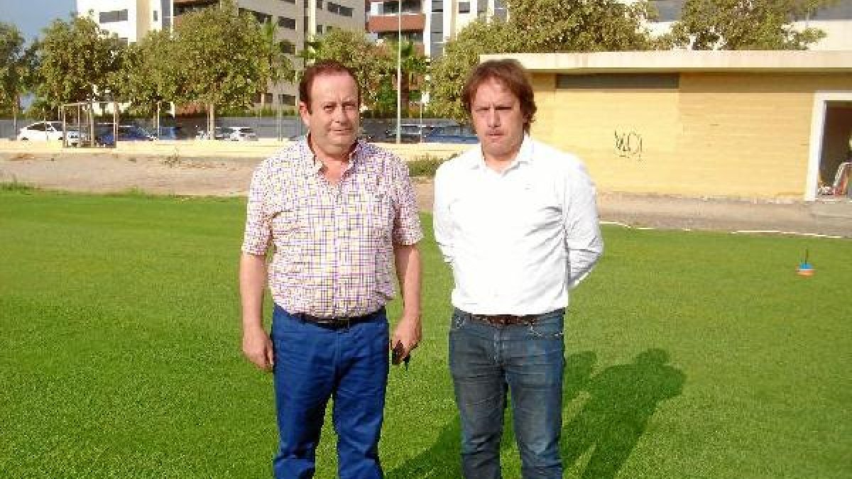 Onofre Díaz con Andrés Fernández.