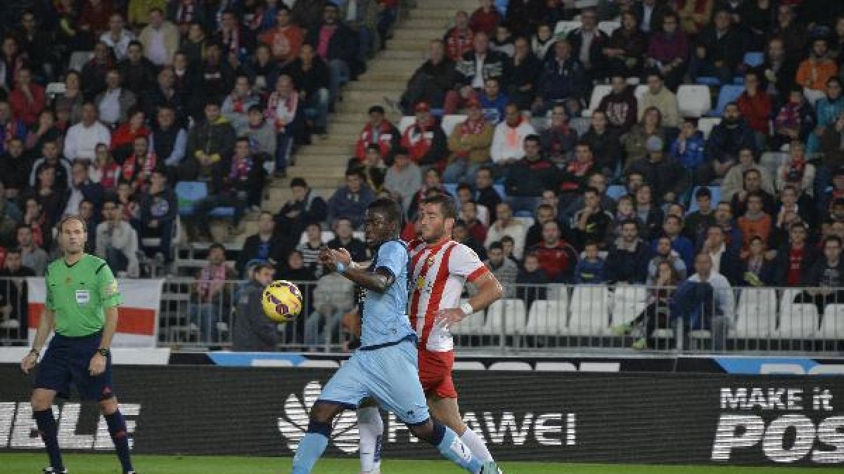 Fatau y Hemed, en el Almería-Rayo la pasada campaña.