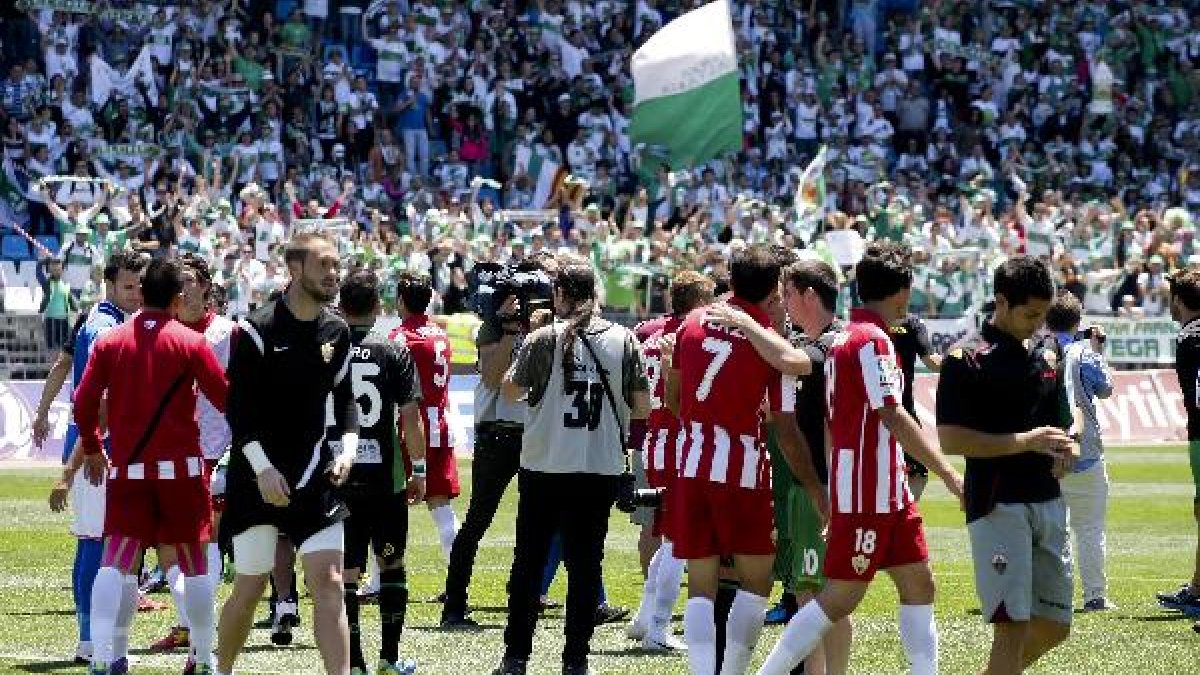 Almería y Elche se miden en Copa del Rey.