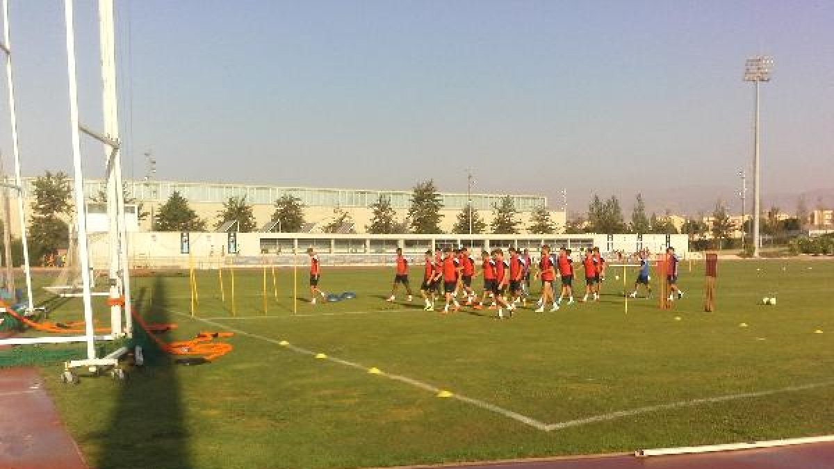 Comienza el entrenamiento.