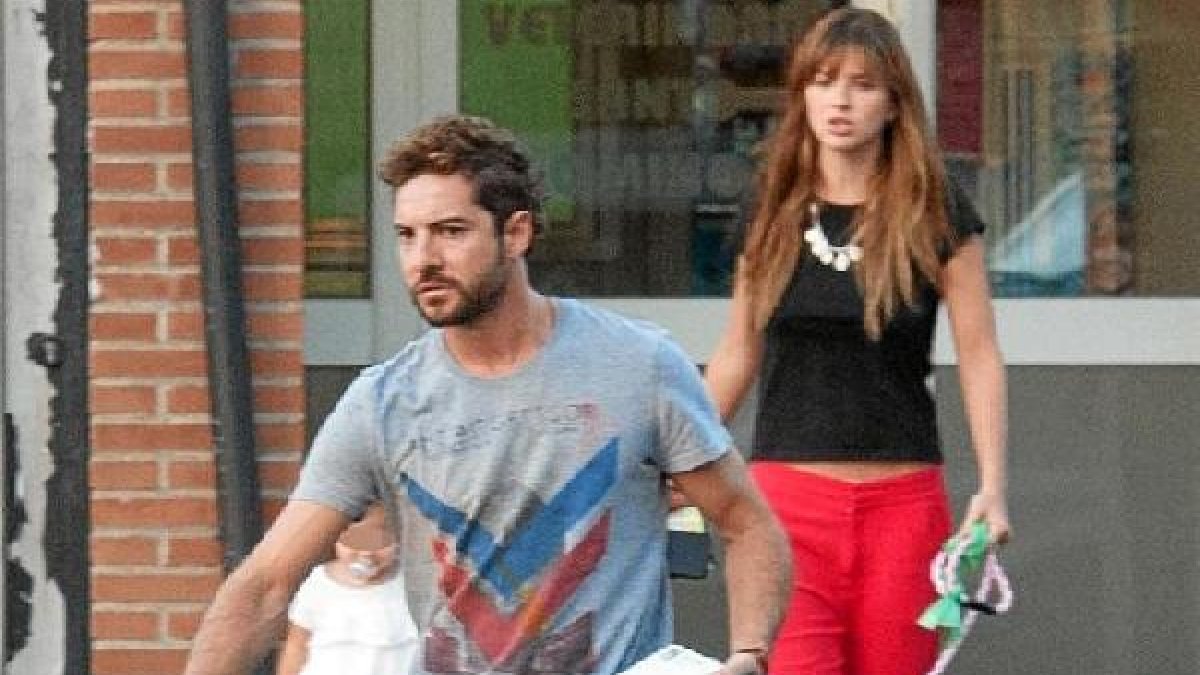 Imagen de la pareja durante su relación.