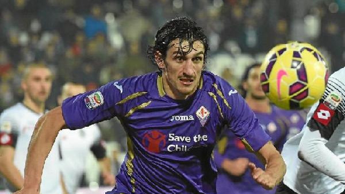 Savic con la camiseta de la Fiorentina.