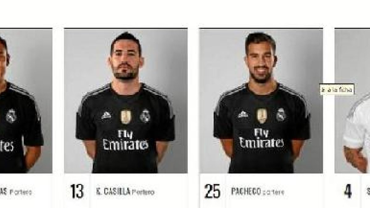 La web del Real Madrid no ofrece dudas.