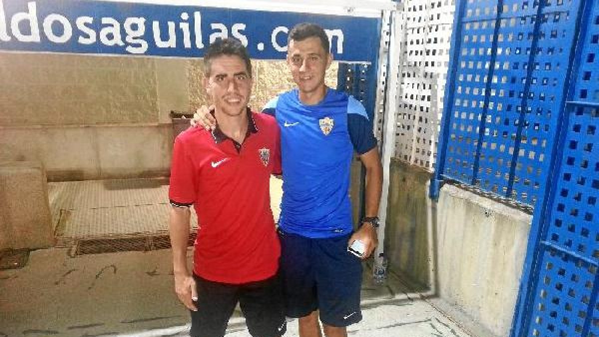 Cristóbal está feliz con su regreso al Almería.