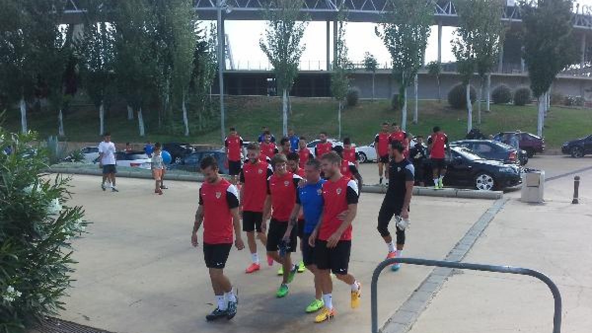 Salida de los jugadores.