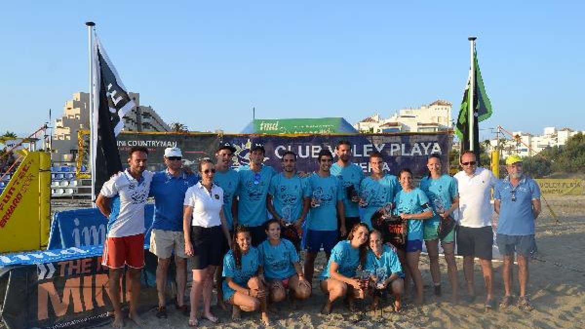 Jugadores/as que coparon el podio en las categorías absoluta masculina y femenina.