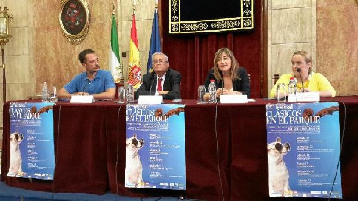 Presentación ayer de la programación del 12º festival ‘Clásicos en el Parque’.