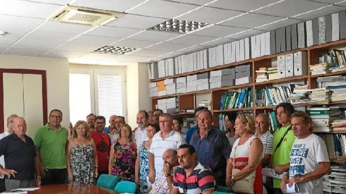 Beneficiarios de las ayudas por el granizo con Ortiz Bono