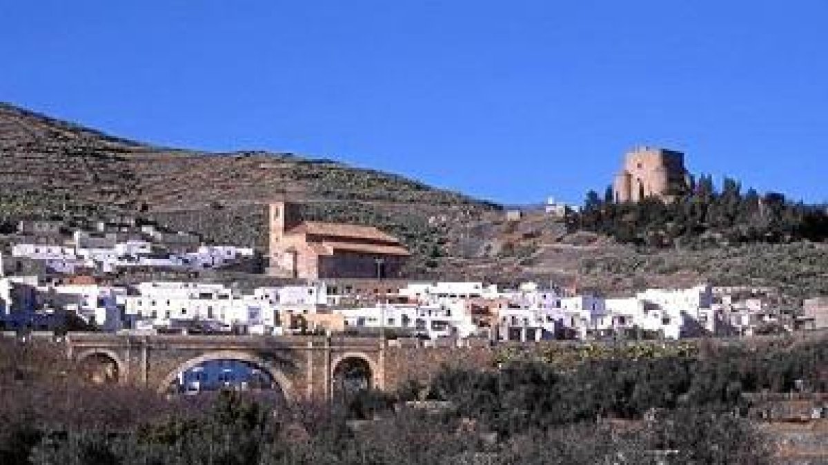 Vista panorámica del municipio de Gérgal.