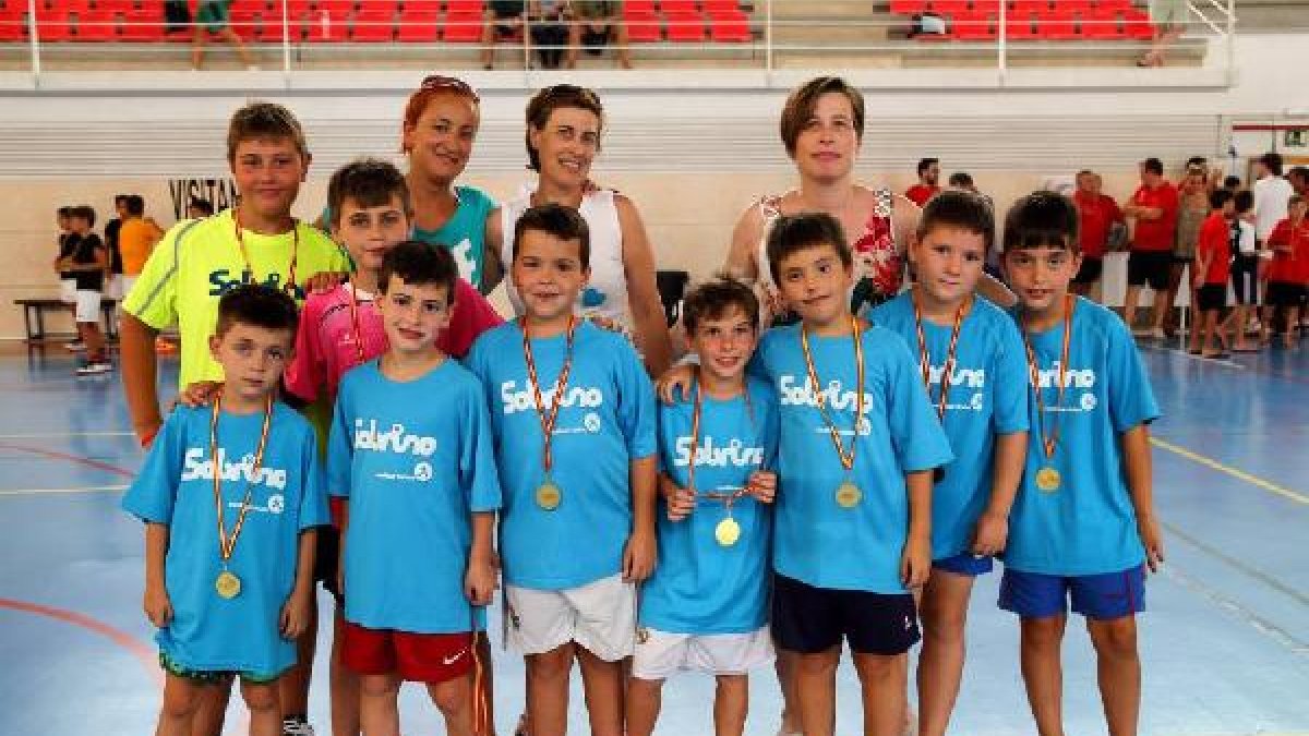 Los más pequeños disfrutaron del deporte.