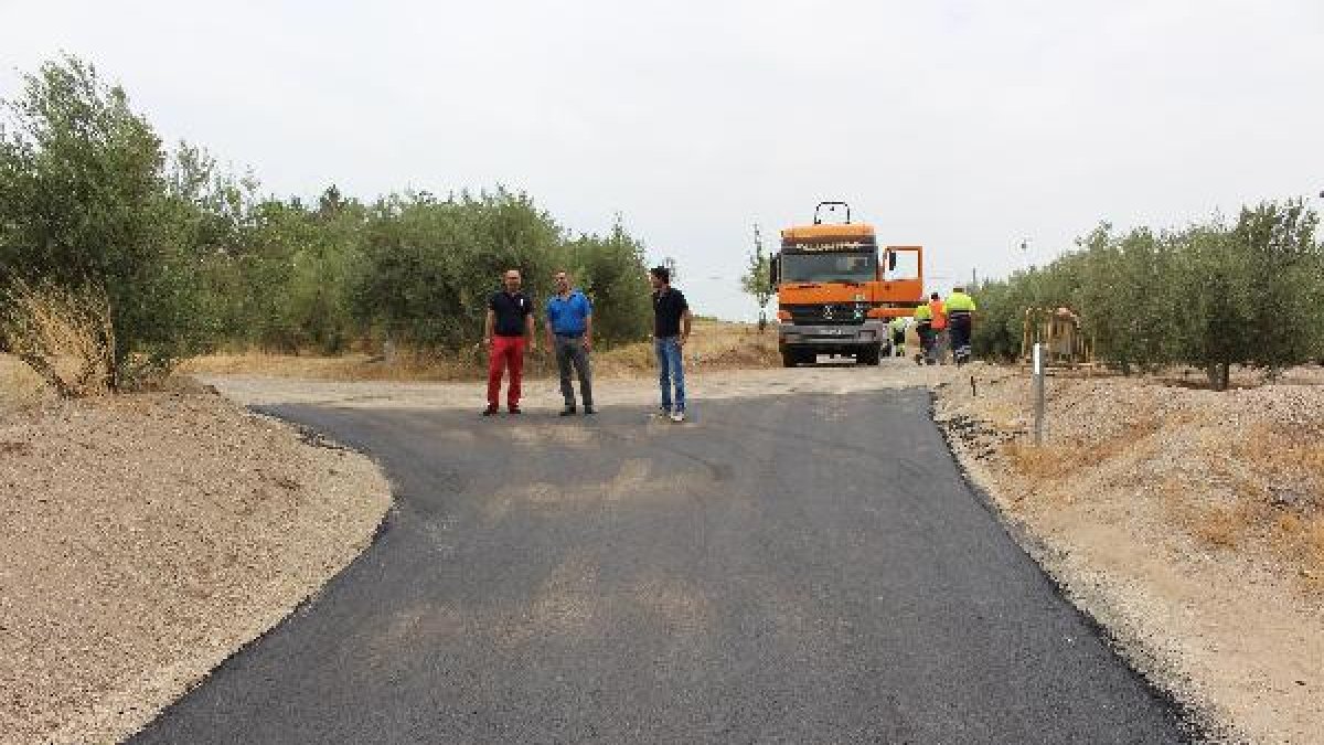 Comienzo de las obras en caminos rurales.