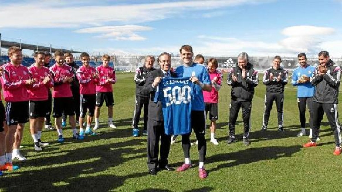 Florentino y Casillas en tiempos felices.