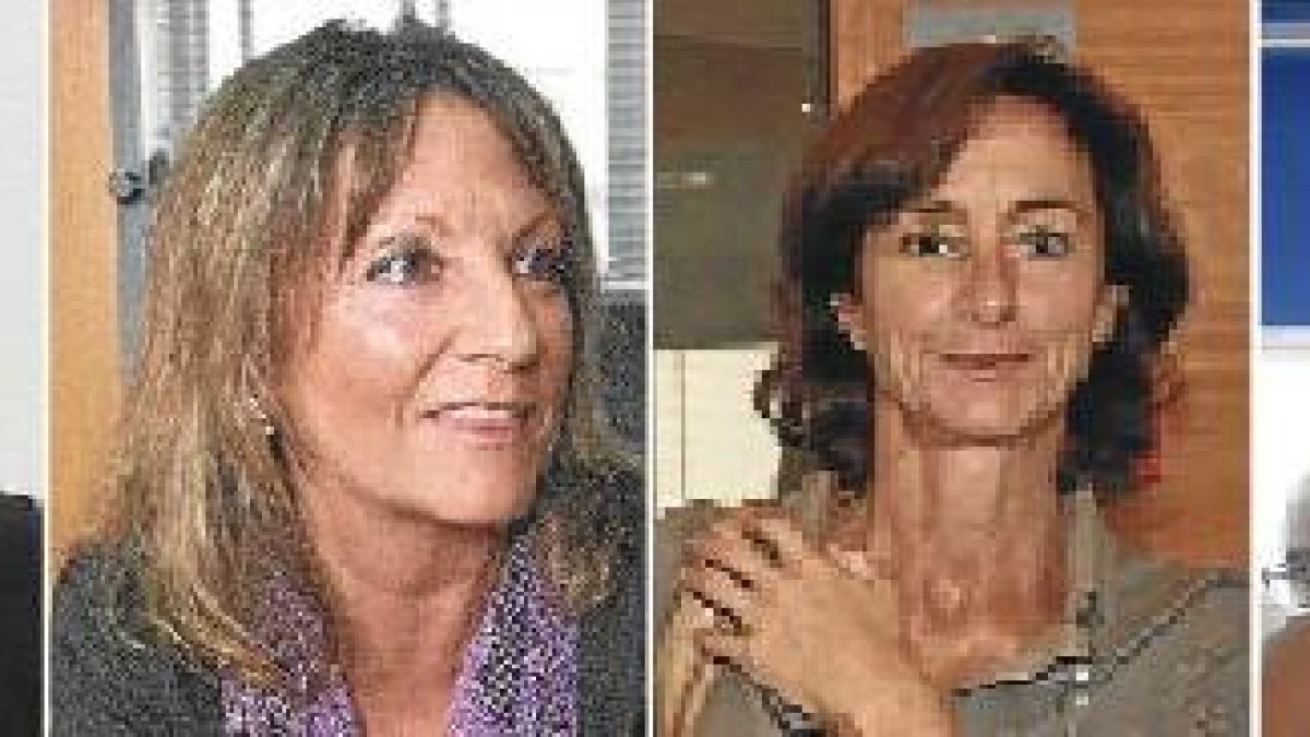 Las cuatro magistradas de la Audiencia Provincial.