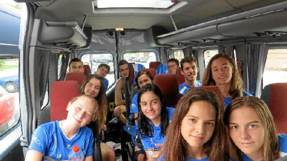 Martos y ortega con la expedición ejidense.