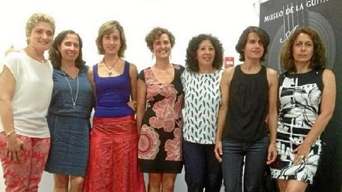 Protagonistas de la jornada sobre mujer y medios de comunicación.