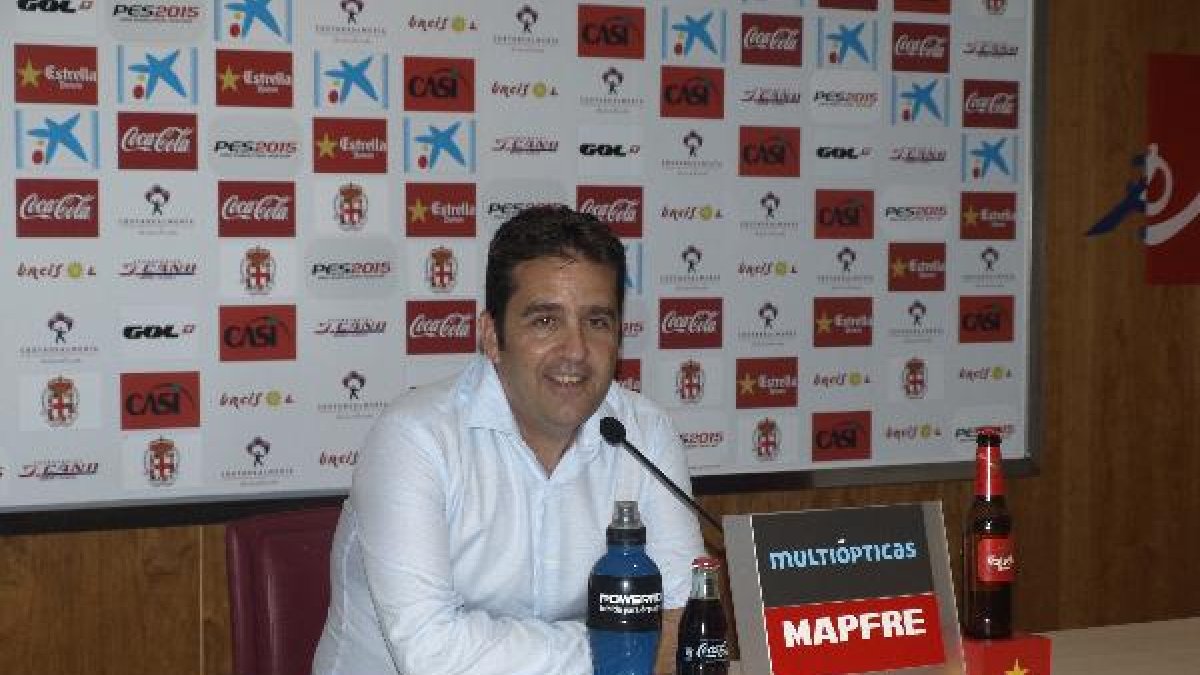 Alberto Benito, en rueda de prensa.