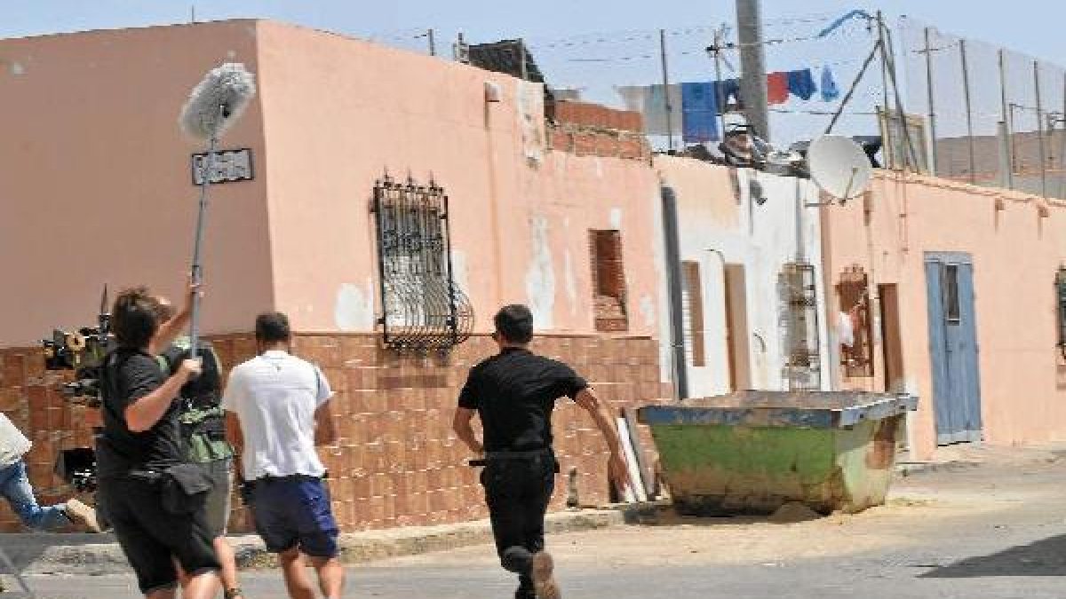 Rodaje de la serie policiaca en la provincia.