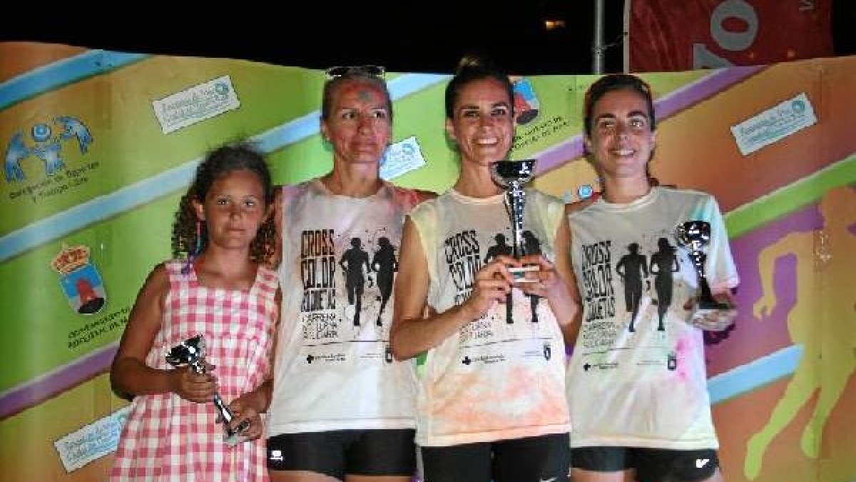 Las campeonas de los 8 kilómetros.