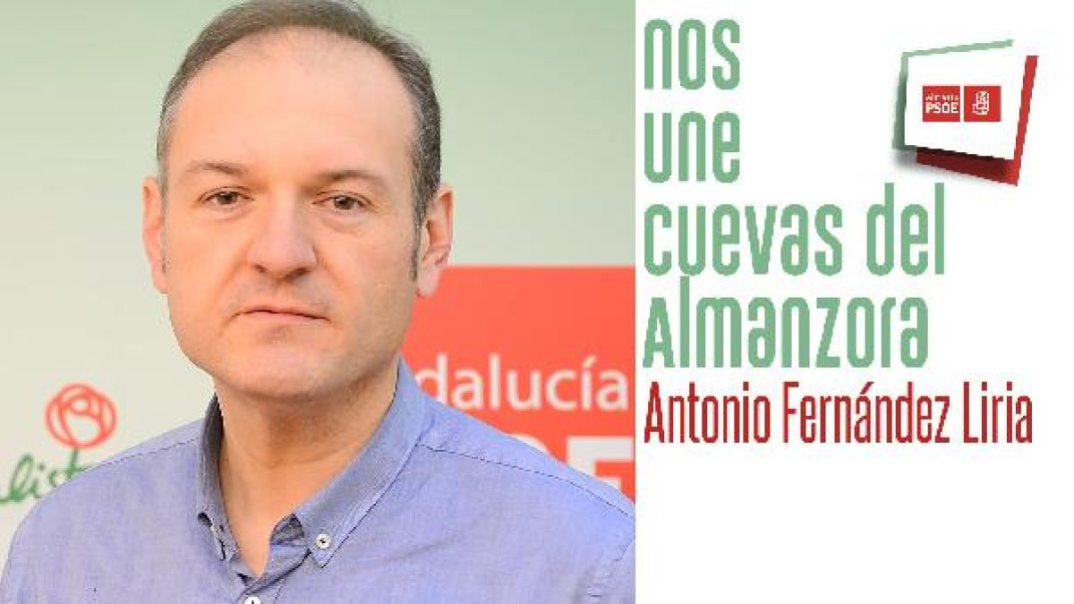 Imagen electoral del nuevo alcalde de Cuevas