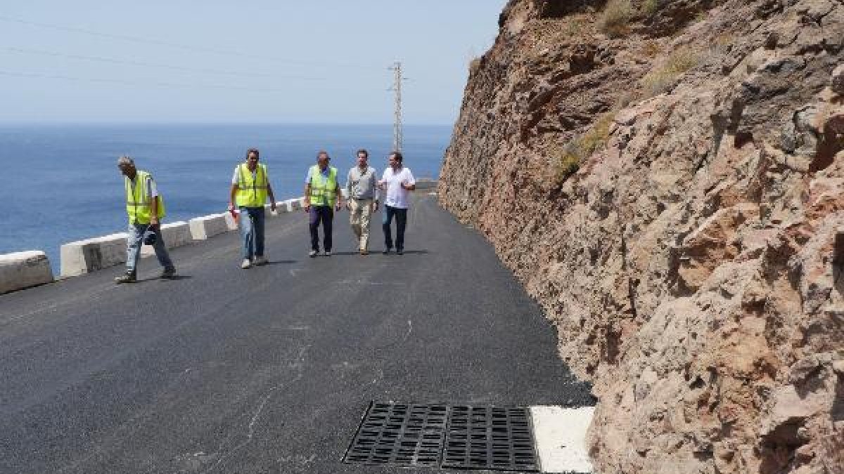 Uno de los tramos arreglados