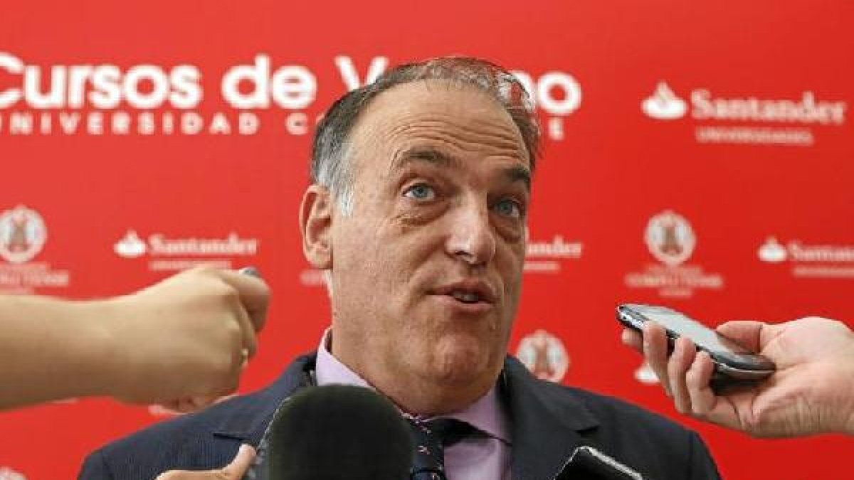 Javier Tebas tiene claro hacia donde van los derechos de televisión.