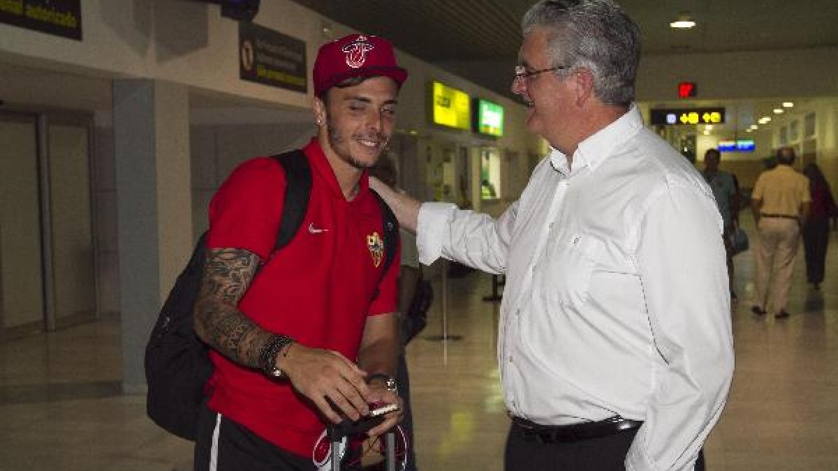 Pepe Bonillo estuvo el jueves en la sede del club.