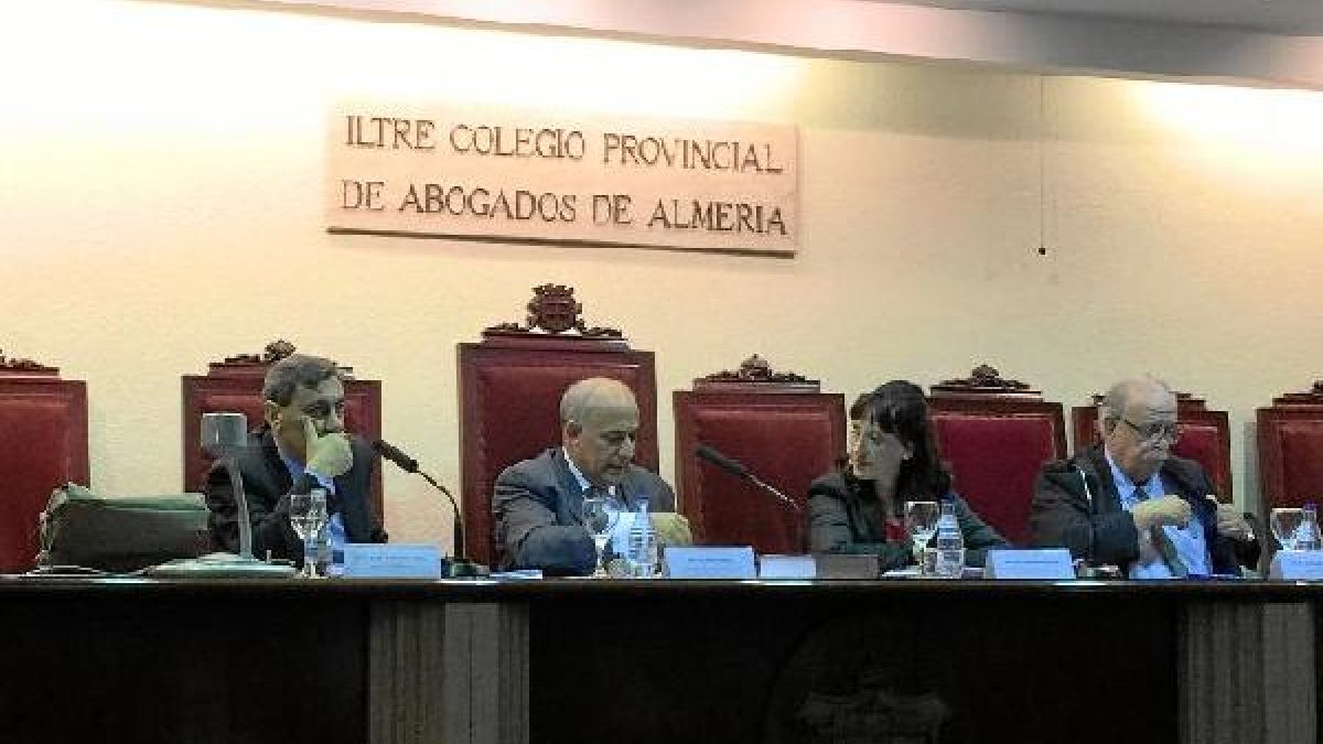 Julián Sánchez Melgar, Juan Marfil, Josefa Ramos y Nicolás Poveda ayer