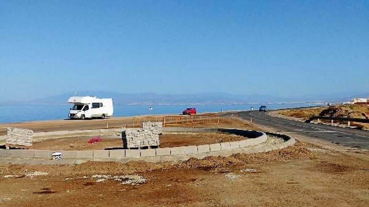 Aspecto de las obras a finales del pasado mes.