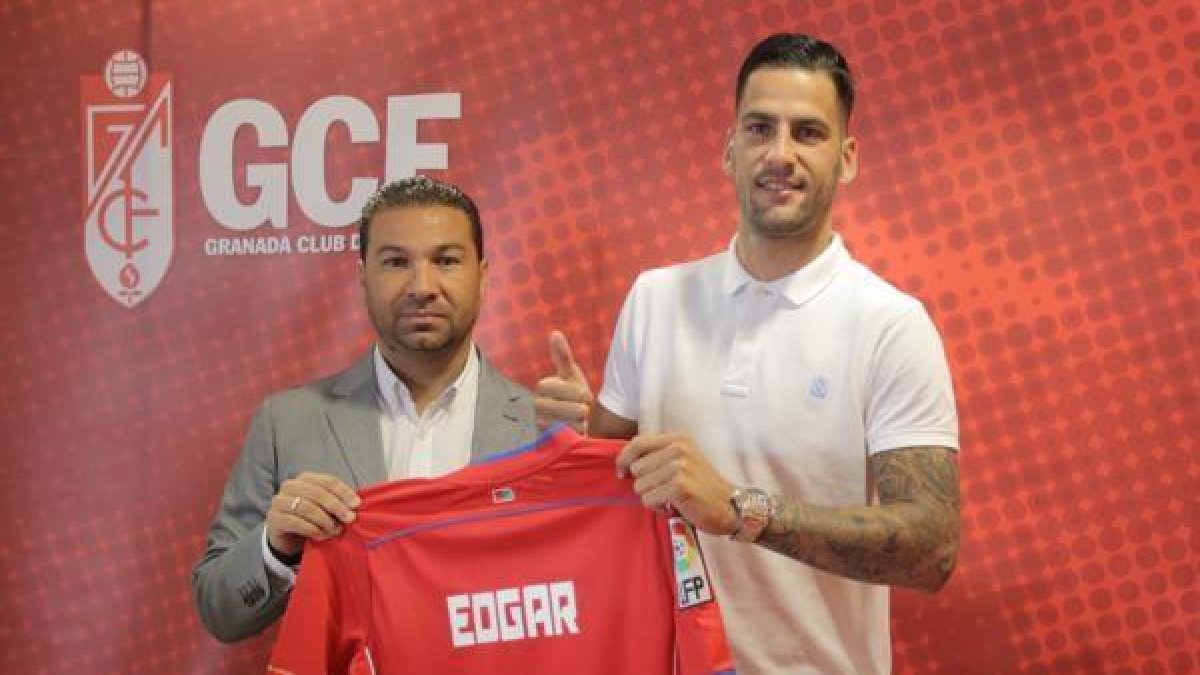 Edgar y Cordero en la presentación.