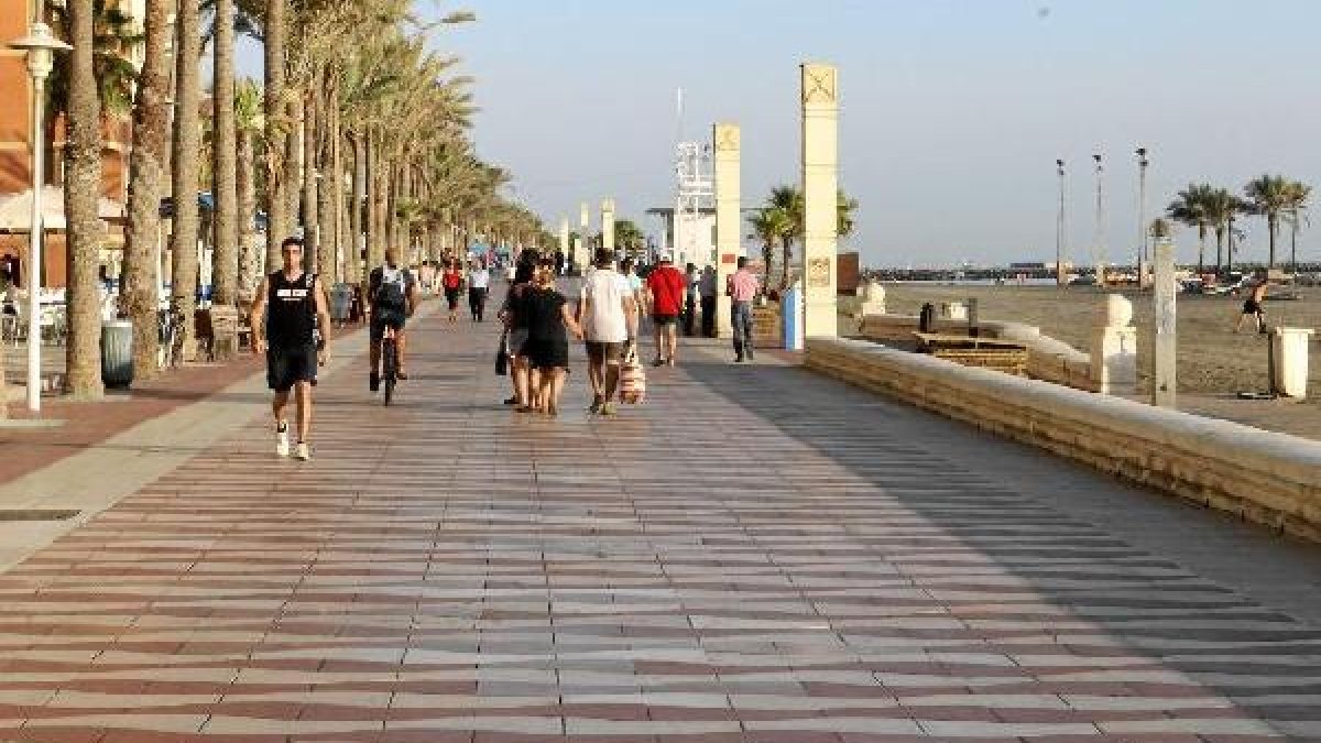 Paseo marítimo de la capital almeriense