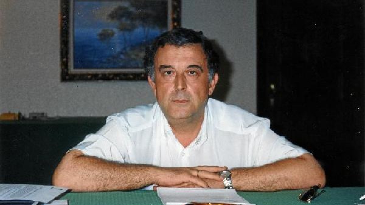 Guillermo Blanes en la primera puesta de largo de la Ciudad Deportiva.