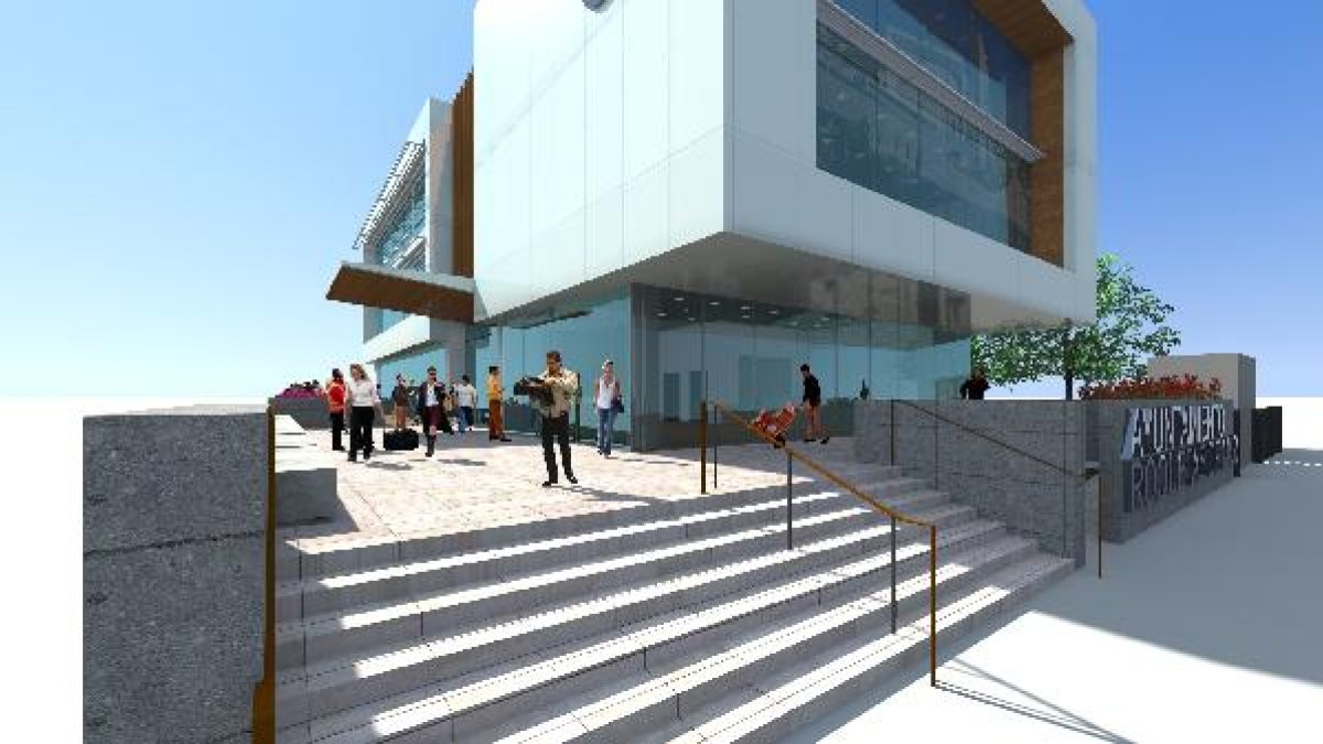 Maqueta del edificio de atención ciudadana en El Puerto.