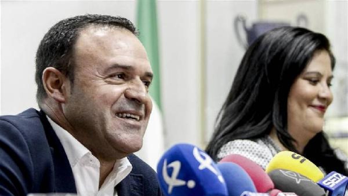 Salmerón, el día que fue presentado.