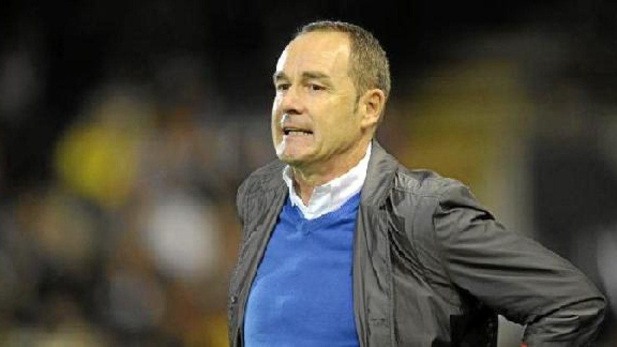 Víctor Fernández en su etapa de entrenador del Deportivo.