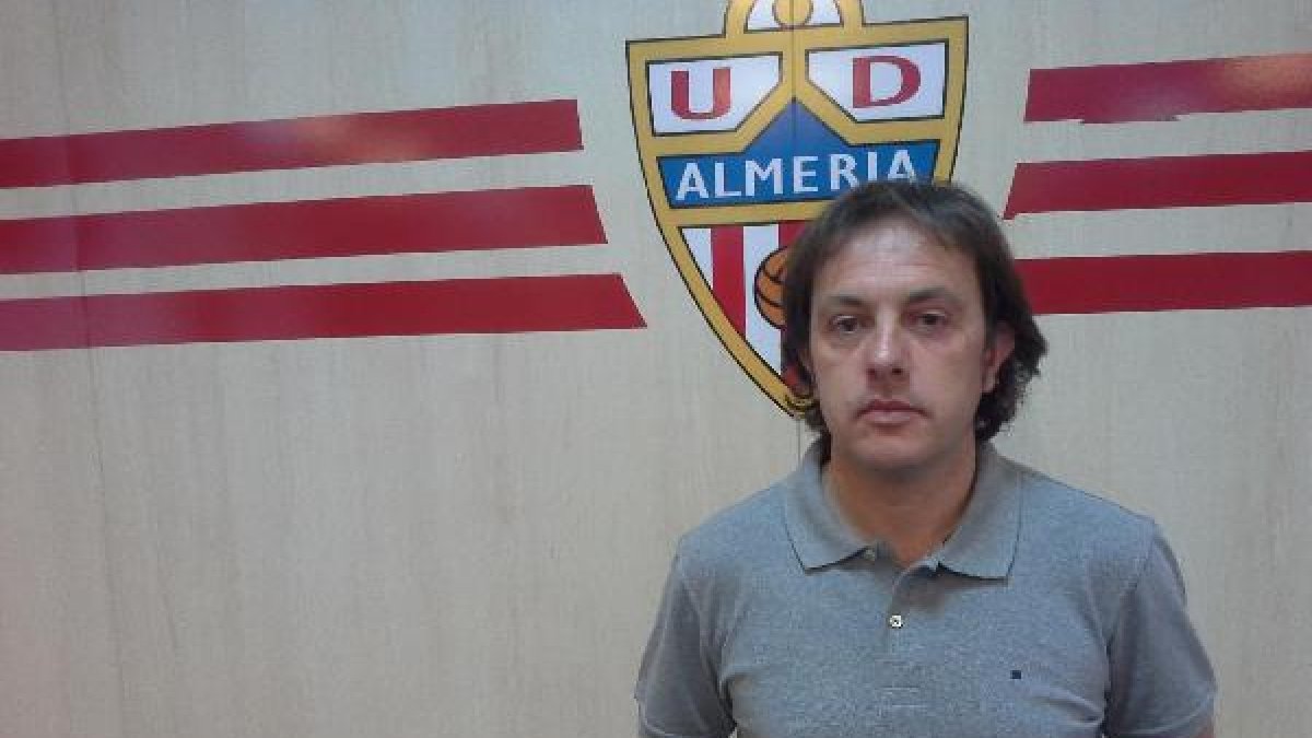 Andrés Fernández, en el club del Almería.