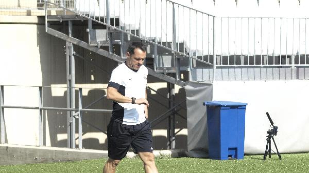 Sergi Barjuan estuvo en Villarreal.